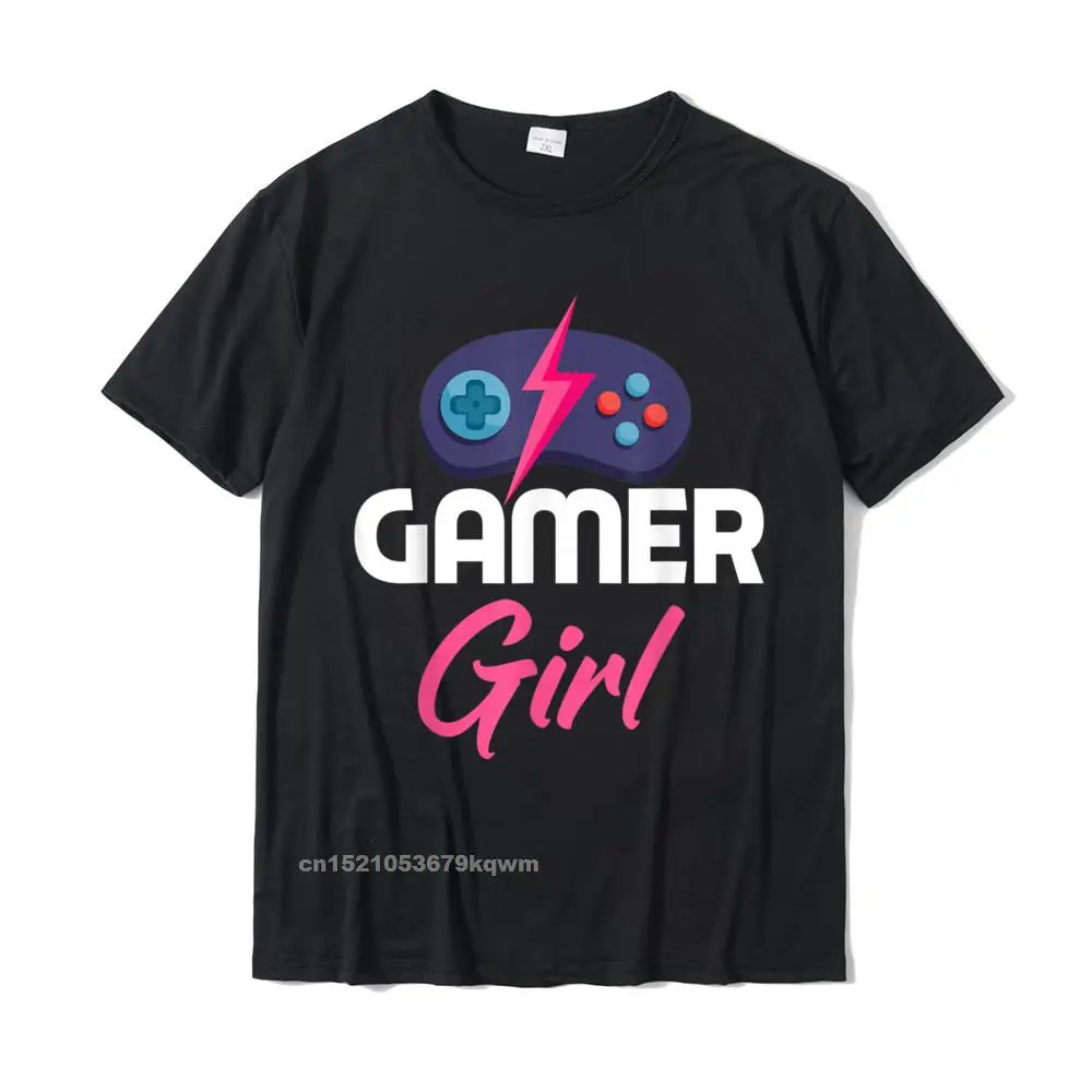 Funny Gamer Girl Video Games Funny Gaming Lover Gift T-Shirt Man Discount Casual Tops & Tees Cotton Tshirts Geek