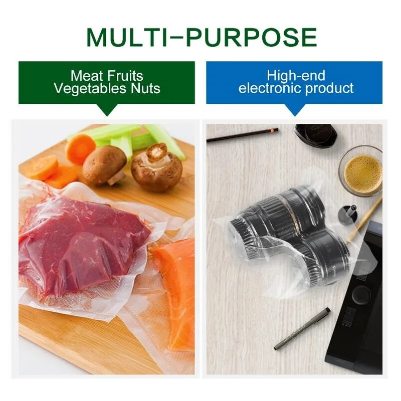 Пакеты для вакуумной упаковки, 15/20/25 см х 500 см, 1 рулон