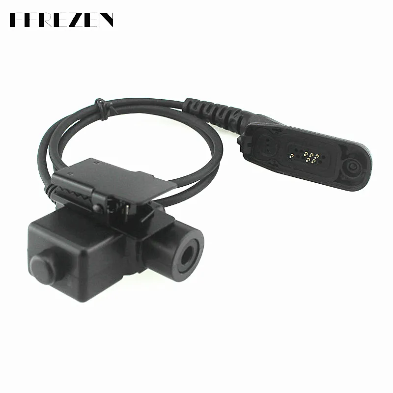 U94 PTT Cable Plug  Military Adapter Z113 Standard Version for Walkie Talkie Motorola P8268 8668 GP338D Radio Hunting