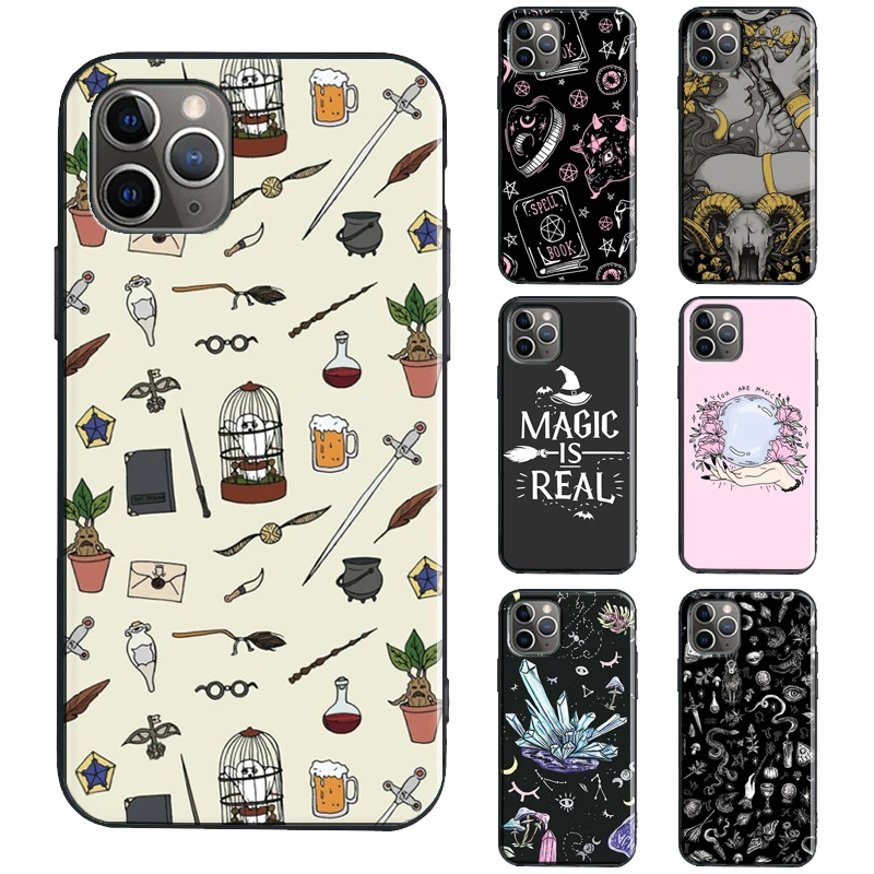 Witch Magic Case For iPhone 11 14 13 Pro Max SE 2020 6S 8 7 Plus X XR XS Max 12 Pro Max mini Phone Cover