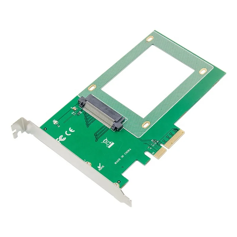 PCI-E X4 U.2 SFF8639 SSD Adapter card SFF-8639 to PCI-e 3.0 x4 SSD adapter card U2  SATA SSD to PCIE gen 3