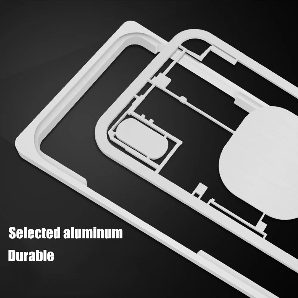 17pc Laser Machine Back Glass Housing Protect Position Mold No Damage Camera Lens Flex Cable For iPhone 8-13promax TBK M-Triang top yjdh 1 ultrasonic welding machine mold repair machine cold welder high quality