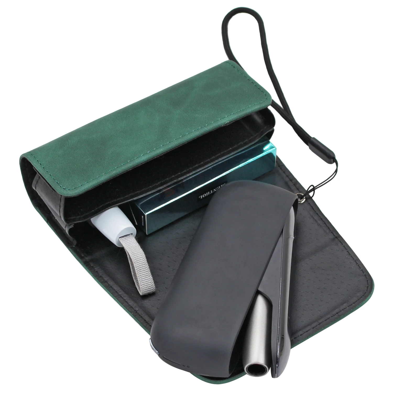 8 Colors Wallet Leather Cover for Iqos 3.0 Duo Case Pouch Holder Double Book Flip Bag for Iqos 3.0 Accessories