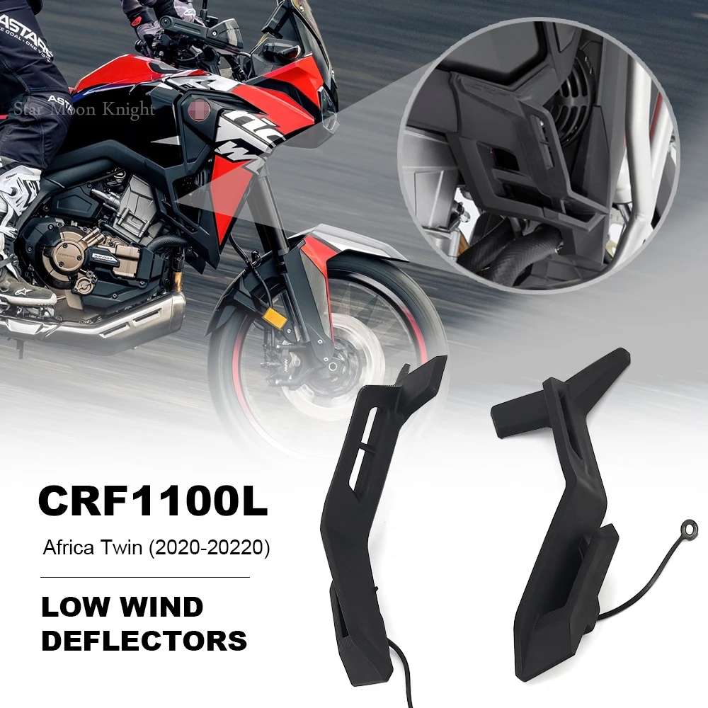 

NEW Motorcycle Deflectors Low Wind Deflector Kit For Honda Africa Twin CRF1100L CRF 1100 L 2020 2021 2022 Accessories