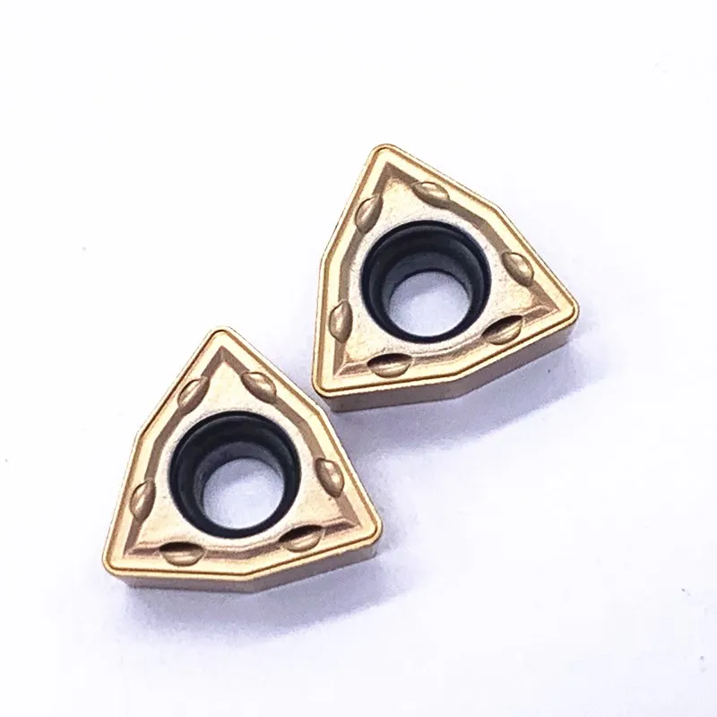 เปลี่ยนใส่ WCMT06T308 FN ACZ330เครื่องกัดเครื่องกลึง CNC เครื่องมือ WCMT 06T308แทรกสำหรับ U เจาะเครื่องกลึงใส่