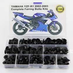 Fit For Yamaha YZF-R1 R1 2002 2003 Motorcycle Full Fairing Bolts Kit Bodywork Screws Fairing Clips Steel Kit Set