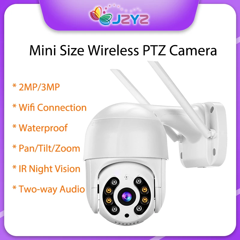 

ICSEE 2.0'' 2MP/3MP PTZ IP Camera Waterproof HD Digital Zoom Speed Dome Super WiFi Security CCTV AI Human Detection ONVIF & RTSP