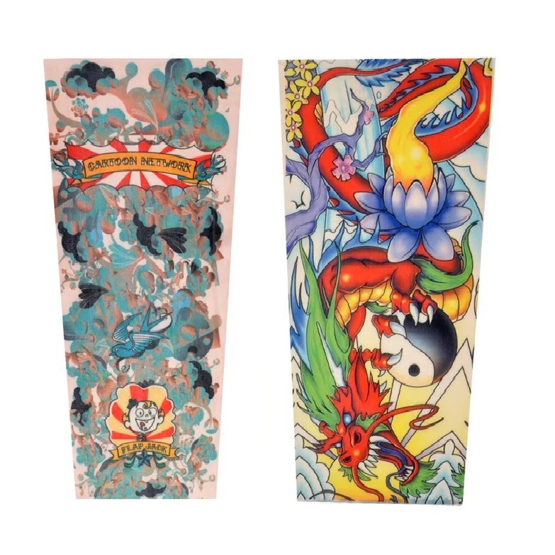 Manufacture Children Elastic Arm Tattoo Sleeves For Kid Outdoor Sun Protector Arm Tattoo Stockings 200pcs Free Shipping