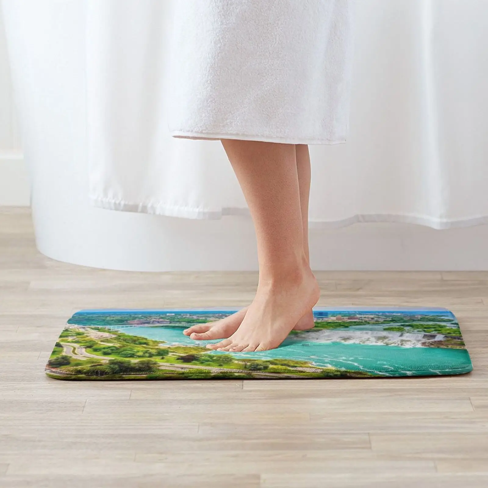 Niagara Falls – Usa & Canada Borders Entrance Door Mat Bath Mat Rug Amazigh Berber Algeria Tunisia Morocco African Kabyle