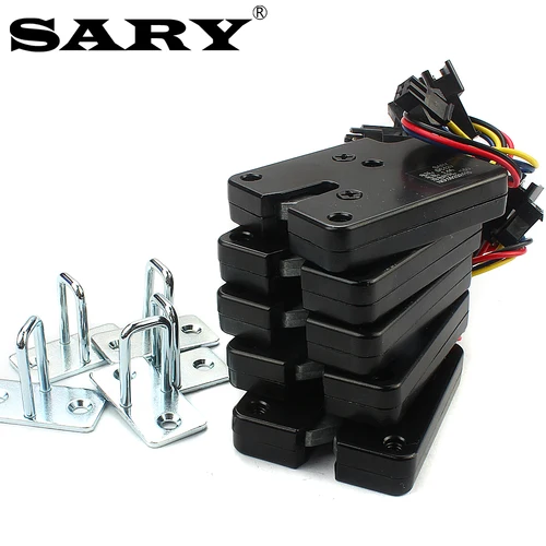 Cerradura electrónica para puerta de armario pequeña, 5 piezas, DC3v5v12v, cerradura de puerta para máquina expendedora, cerradura de control eléctrico, mini cerradura para cajón de gabinete