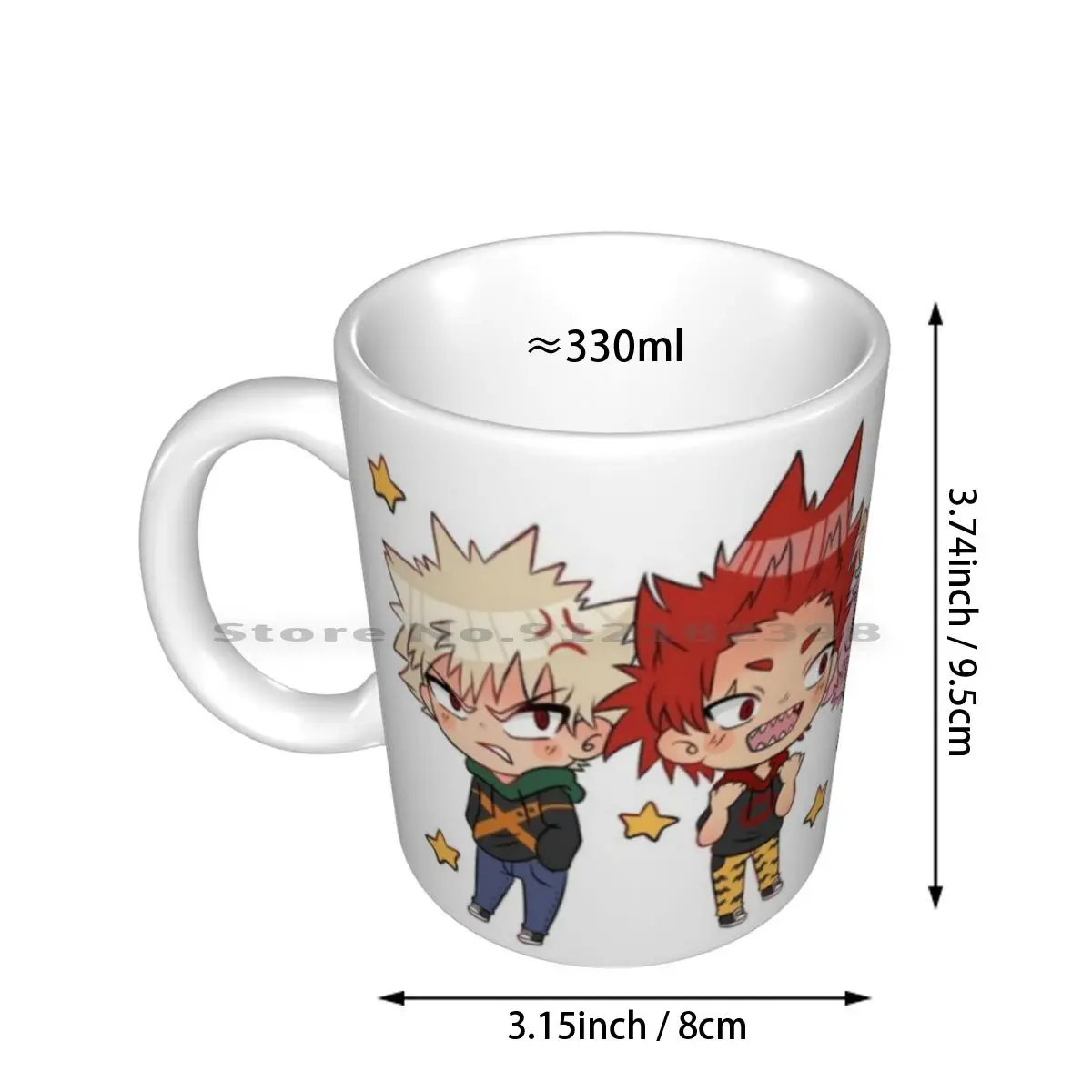 Bakusquad Ceramic Mugs Coffee Cups Milk Tea Mug Bakusquad Katsuki Bakugou Kirishima Eijirou Mina Ashido Sero Hanta Kaminari