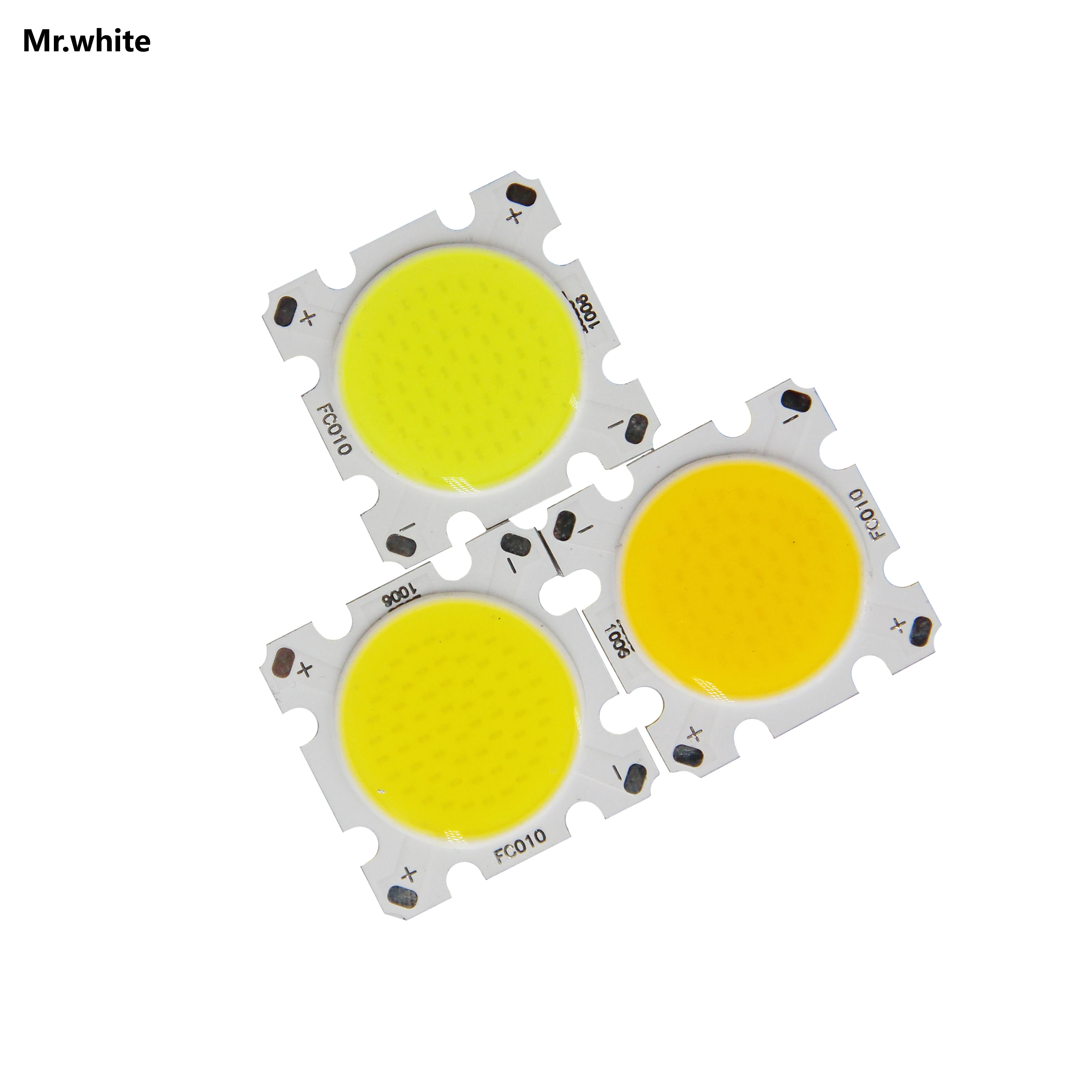 Factory Sale 28mm 23mm Round LED COB Light Source Module Warm Nature White 15W Lamp High Power Flip Chip for Ceiling Spotlight