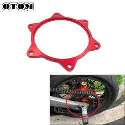OTOM Motocross Wheel Hub Sprocket Raise Gasket Aluminum Alloy Chain Disk For HONDA CR125 CRF250 CRF450 Off-road Motorcycle Parts