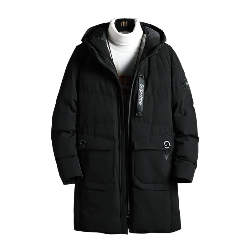 Mann Winter Jacke Langen Mantel Männer Outdoor-Padded Mantel Verdicken Casual Outwear Mode Kleidung Männer Winter Mantel Plus Größe 4XL