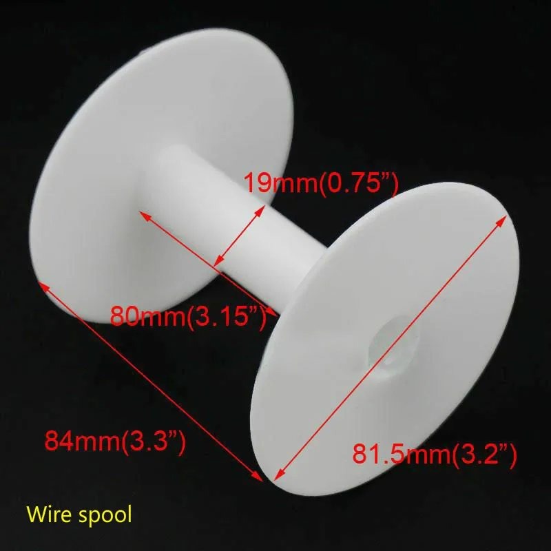 5/10 sztuk plastikowe puste szpule biały długi dla gwint szpule domu akcesoria do rękodzieła narzędzia 81.5X8 4/60X61/50x42mm.