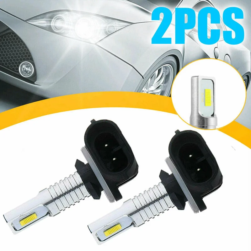 

2pcs Universal Car Tuning 881 LED Fog Light Driving Bulbs DRL 862 886 889 894 896 898 Xenon White 6000K Car Exterior Accessories