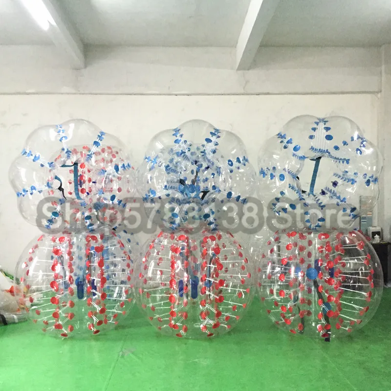 

2020 New Inflatable Loopy Balls For Human 1.7m Bumper Soccer Ball PVC Body Zorb Ball Top Quality Body Suit Clear Bubble Football