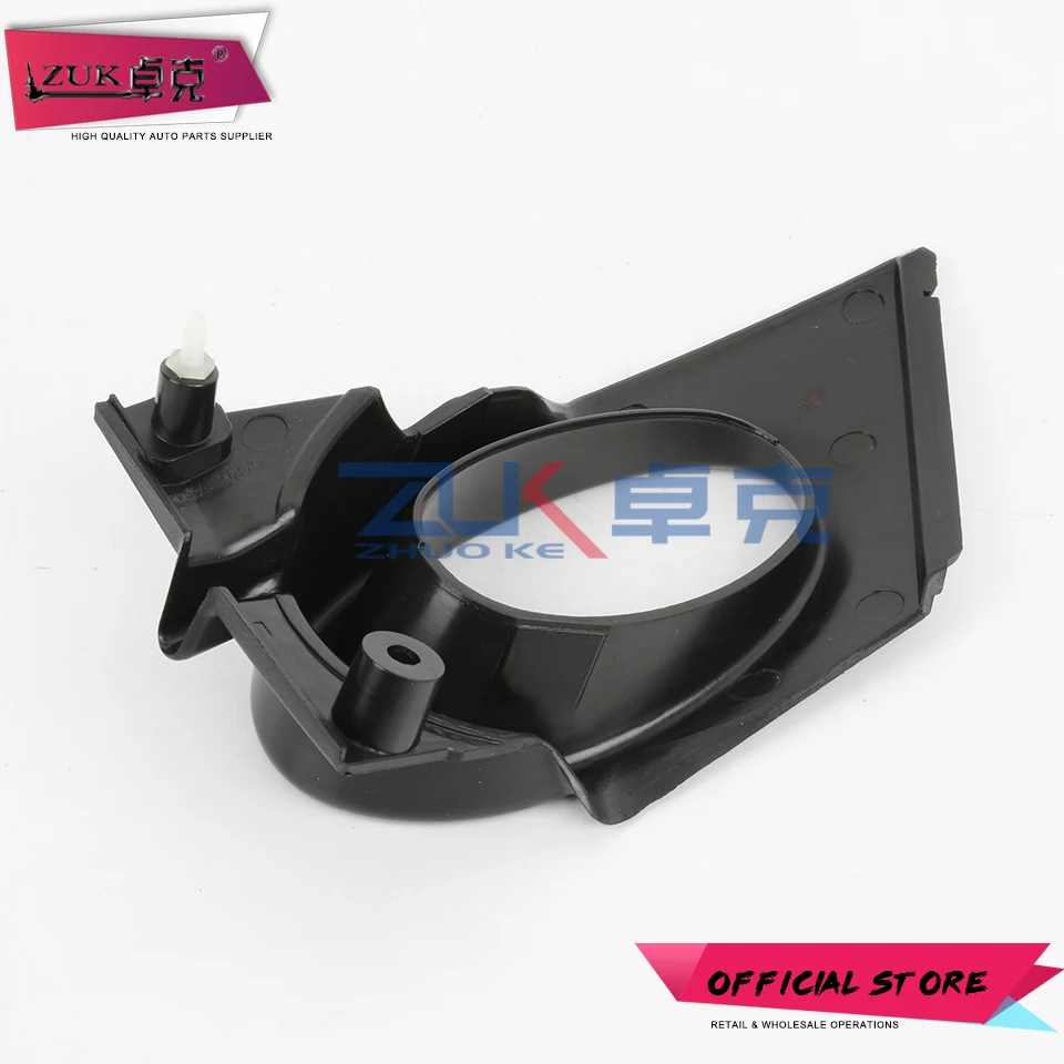 ZUK non verniciato paraurti anteriore fendinebbia copertura riflettore lampada fendinebbia cappuccio Trim per HONDA FIT JAZZ sport modello 2009 2010