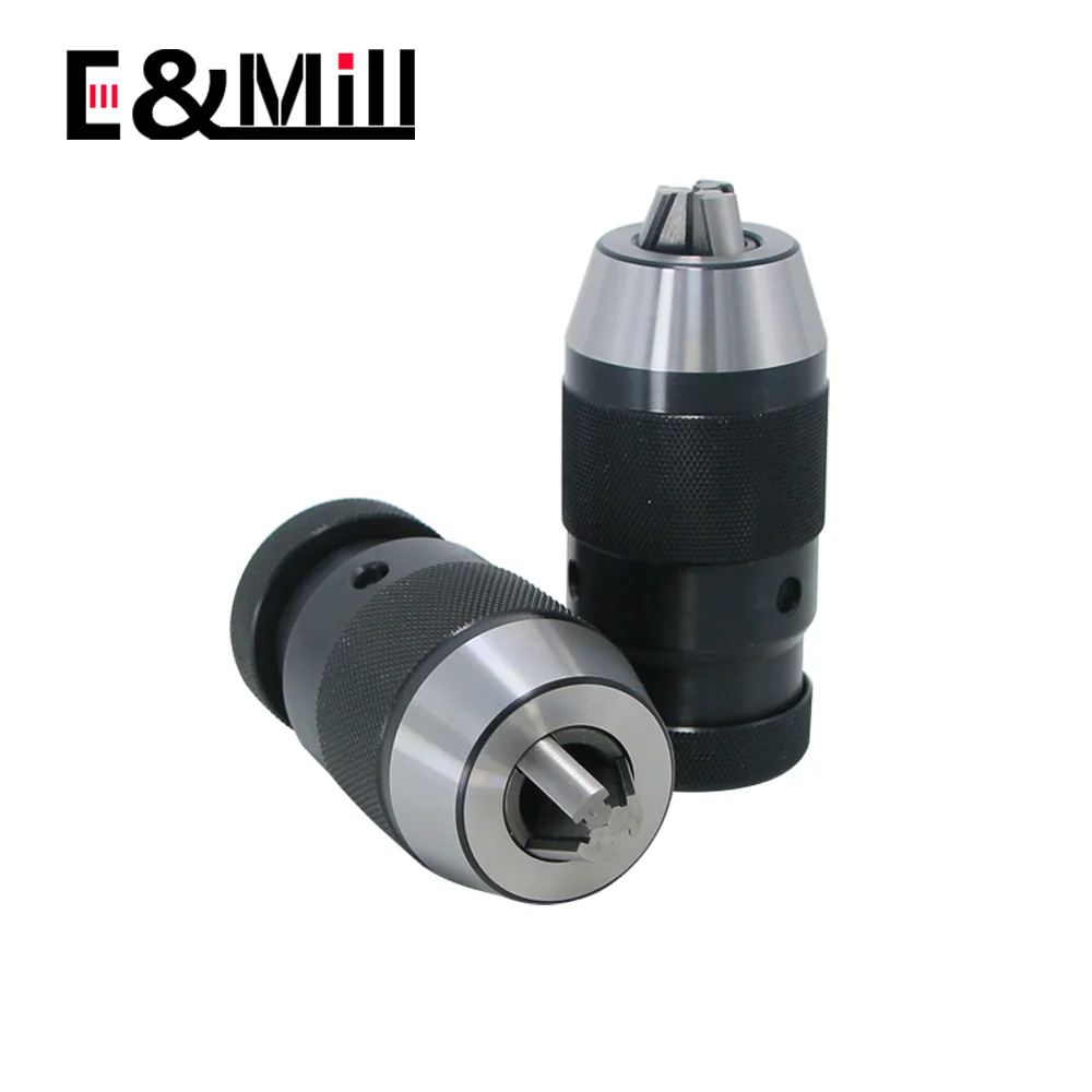 Automatic Self-tightening Drill Chuck B10 B12 B16 B18 B22 C6 8 10 12 16 Morse MT1/MT2/3/4 taper shank connecting rod universal