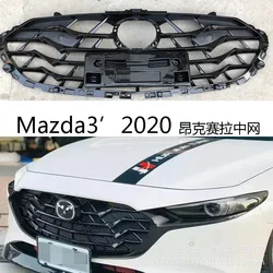 Radiator Bumper Grill For Mazda 3 AXELA 2018 2019 2020 Car Front Racing Grille Trim Racing Grills Grille around trim cover