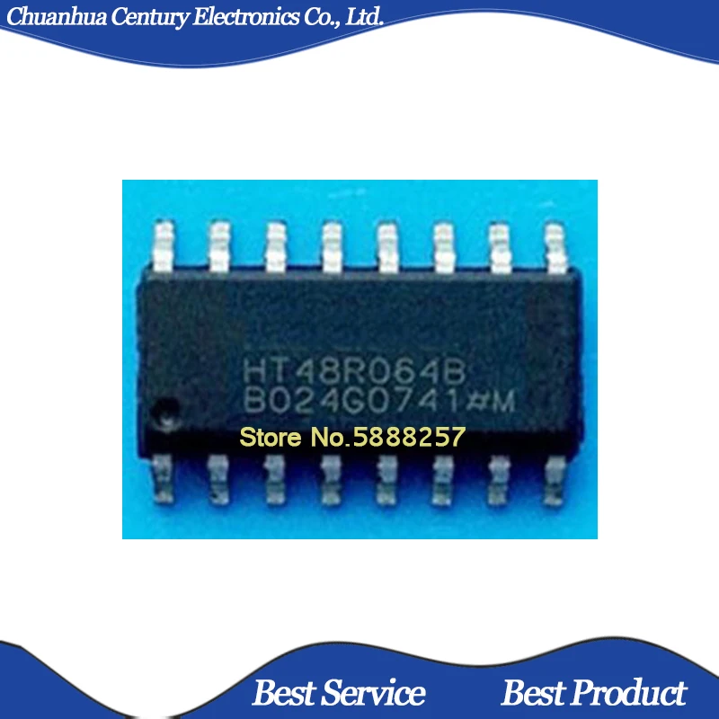 

10 Pcs/Lot HT48R064B 48R064B SOP16 New and Original In Stock
