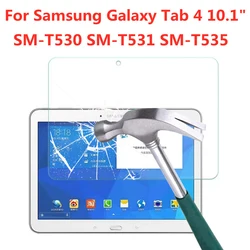 9H Tempered Glass For Samsung Galaxy Tab 4 10.1 Inch Screen Protector SM-T530 T531 T535 Bubble Free Clear Tablet Protective Film