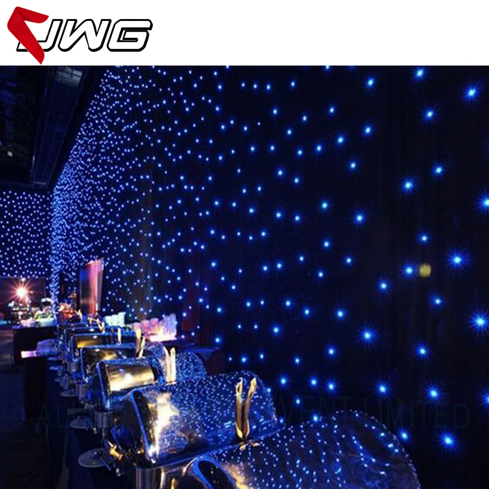 

8M*4.5M DJ Disco Nightclub LED Twinkling Star Curtain Wedding Decoration Backdrop Light