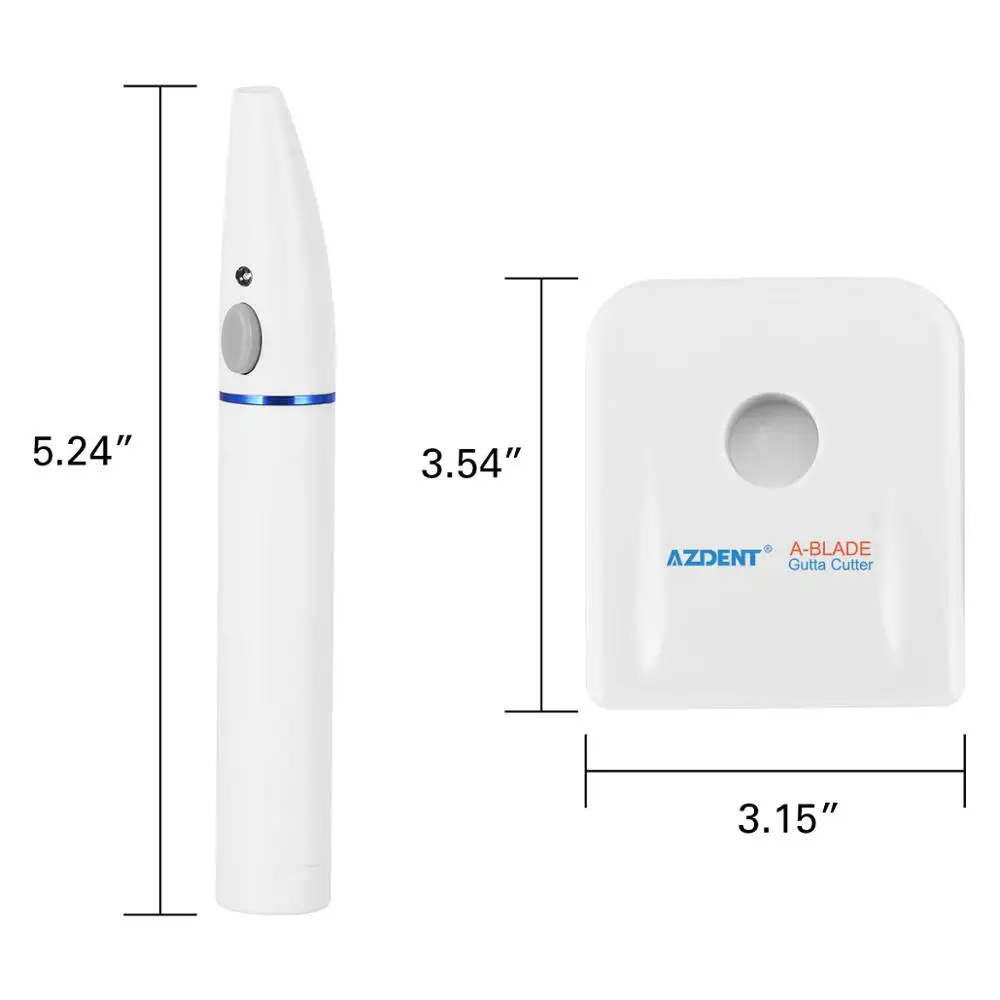 AZDENT 4 porady ząb guma Cutter Oral Dental Gutta Percha Endo Gutta Cutter Gutta Percha rozpuszczony Breaker Cutter wybielanie zębów