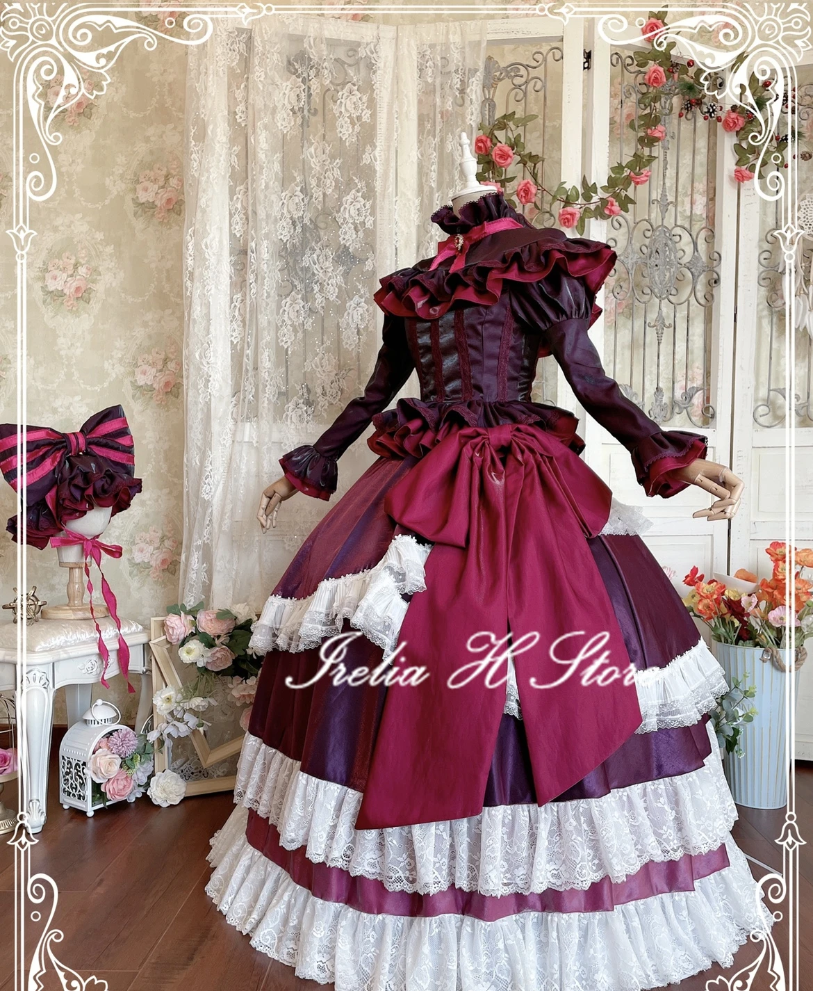 Irelia H Store Overlord Cosplay shalltear bloodfallen Cosplay Costume Party Dresses Female High Quality Custom made/size image 3