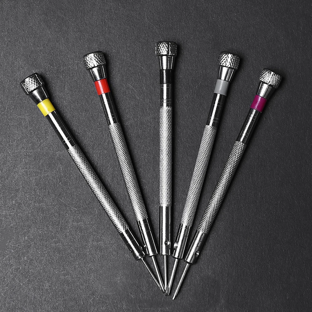 

5x Screwdriver Set Eyeglasses Watch Jewelry Watchmaker Repair Precision Tool Kit