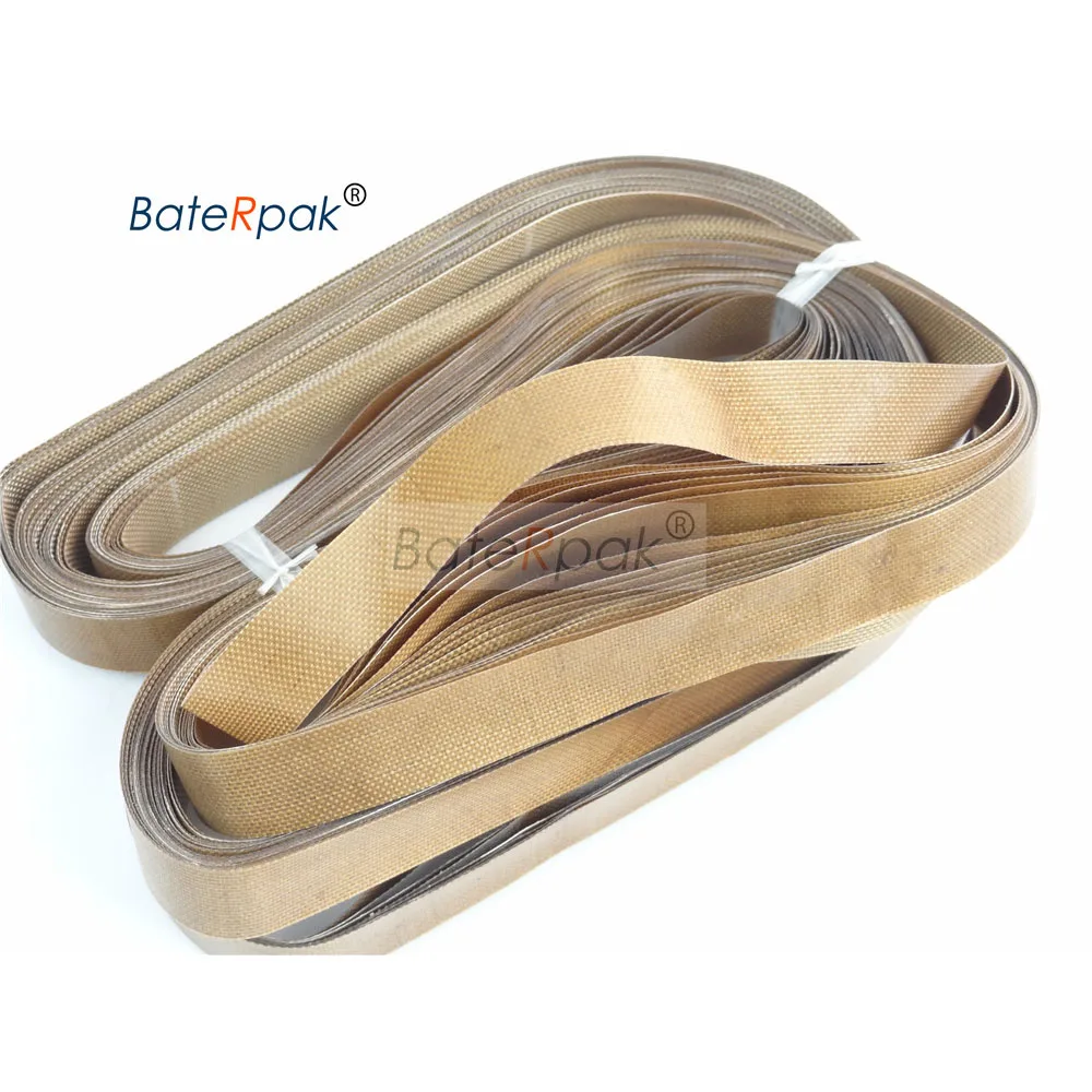 777*15*0.2 مللي متر BateRpak السداده الفرقة حزام ، P.T.F.E الراتنج سلس حلقة الشريط (الزجاج القماش مشربة مع P.T.F.E) 50 قطعة/الحقيبة