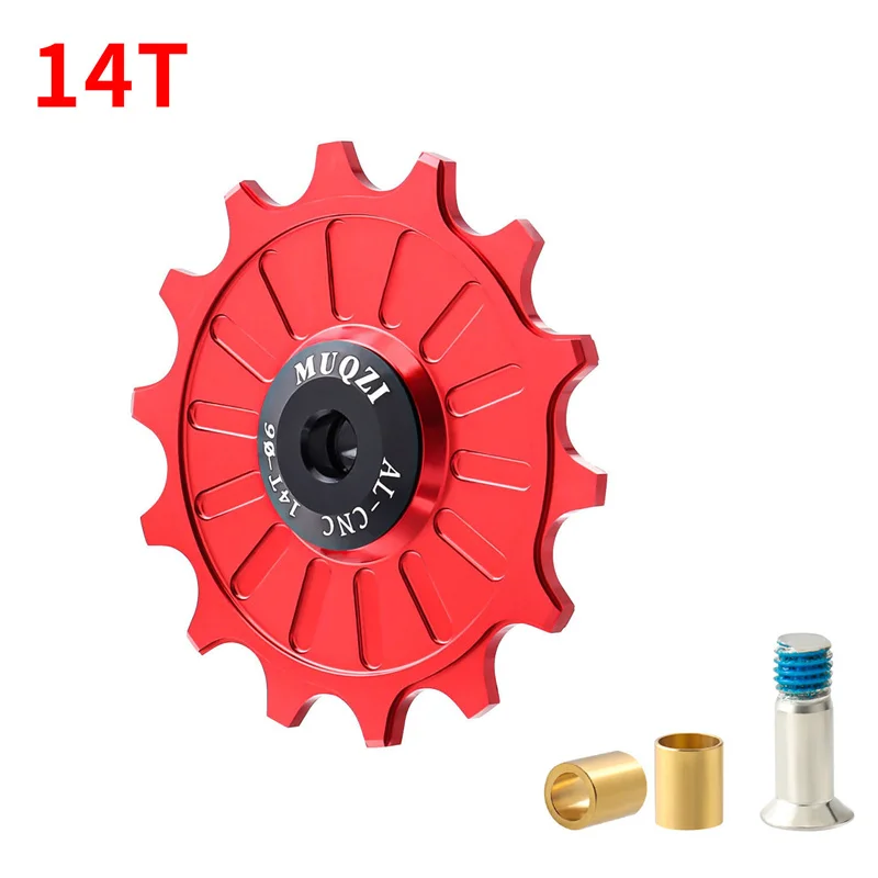 MUQZI Keramiklager Stützrad 11T 12T 13T 14T 15T 16T 17T MTB Rennrad Schaltwerk Ultraleichte Riemenscheiben
