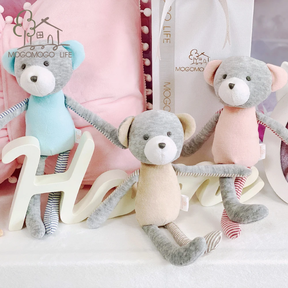 

Luxury Bear Plush Toys Stuffed Animal For Baby Girls Lovely Shower Gift Mini Soft Handgrasp Soothe Bear Doll