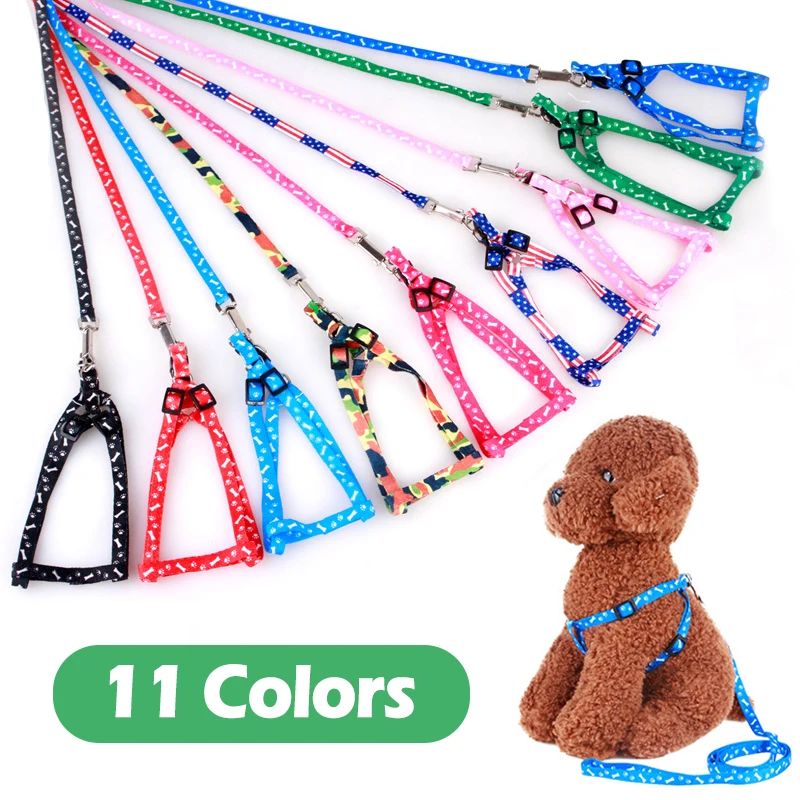 Small Dog Harness and Leash Set for Cats Puppy Quick Release York Chihuahua Dog Harness Wholesale Dropshipping Dog Accessories