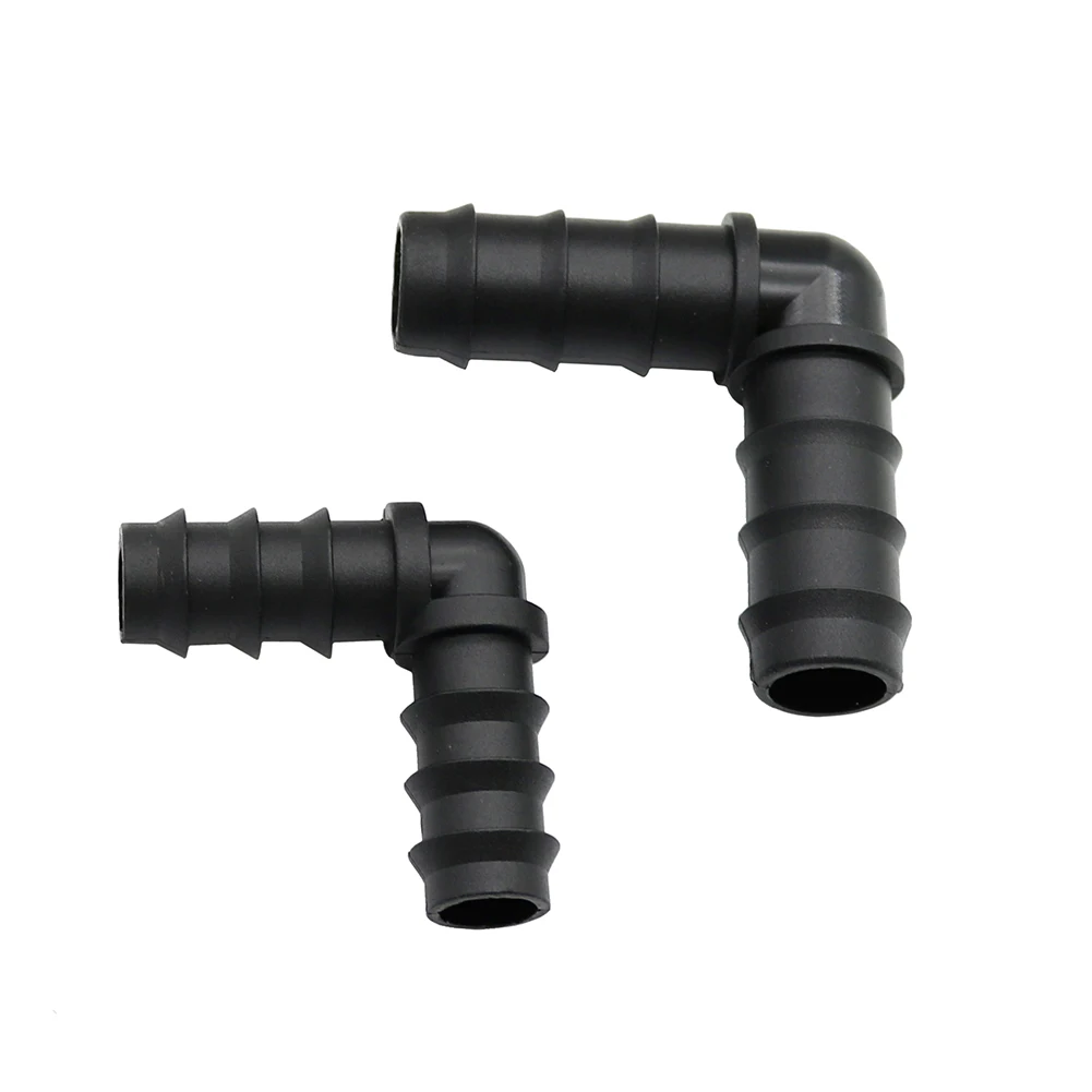 10Pcs DN16 DN20 Elbow Barbed Garden Water Connectors 90 Degree Angle Bend Joints Garden Agriculture Fittings Hose Connectors