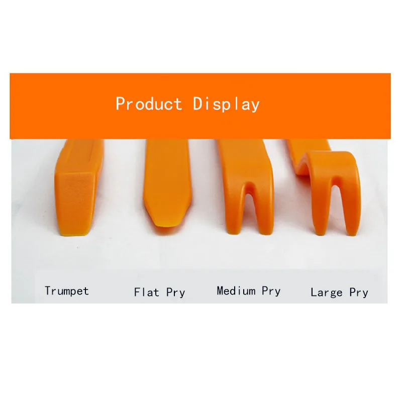 1/4/5 PCS Car Door Panel Removal Tools Panel Audio Trim Removal Tools Sets Auto Nail Puller Audio Door Clip Dash Pry Tools image 5
