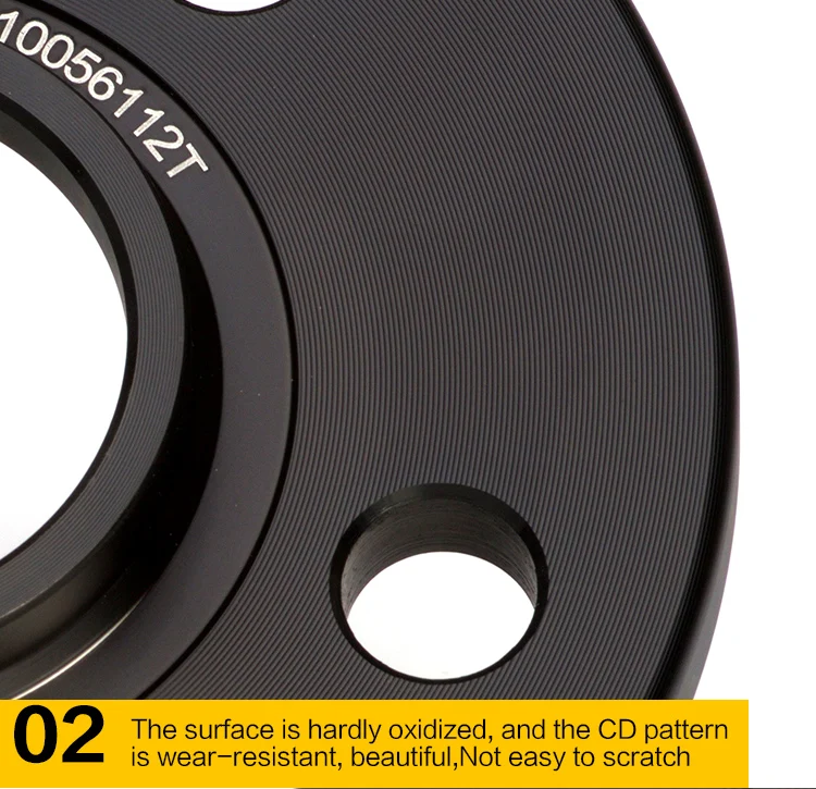 2Pieces 3/5/8/10/12/15mm Wheel Spacer Adapter PCD 5x112 CB 66.5mm 5Lug Suit For Benz-Audi Universal Car