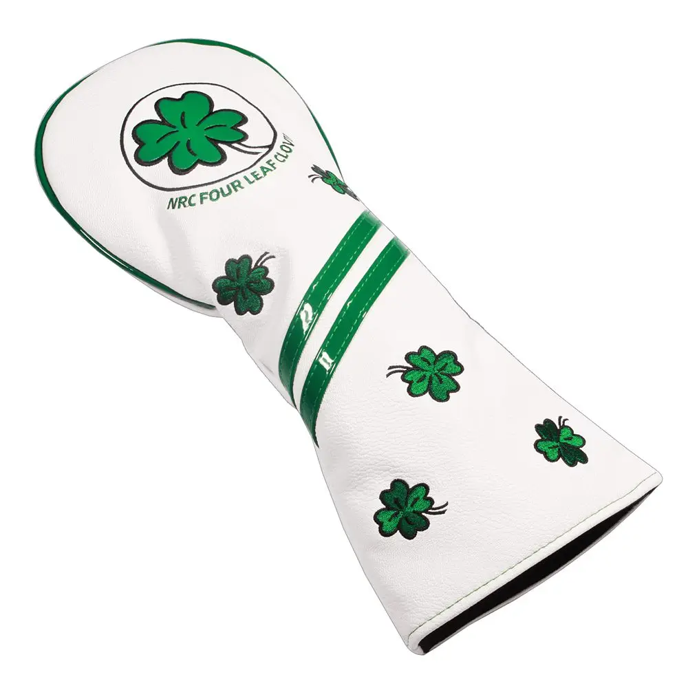 New Shamrock Golf Club Headcover Headcover PU Leather Hybrid Driver cover Guards Golfer Equipment Golf Accessories