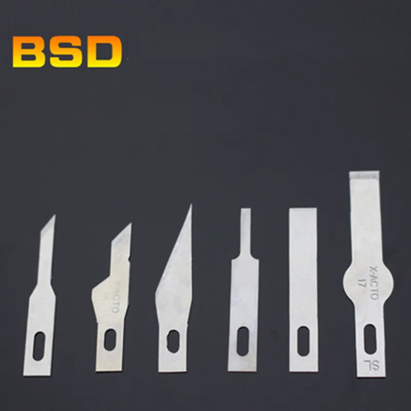 

1 Set 10PCS Stainless Steel BSD Blade For Art Engraving And Cutting Film And Mobile Phone Repair And Glue Removal Repair Tool