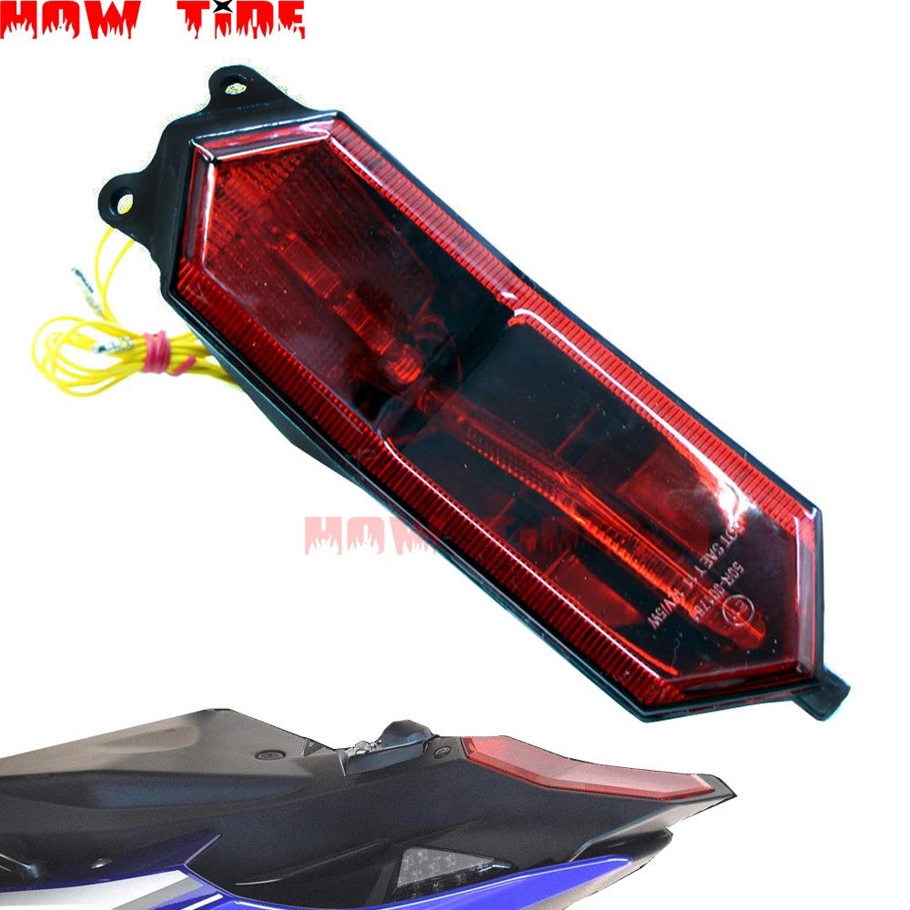 For Yamaha YZF R1 R1M R1S 2015 2016 2017 2018 2019 E-Mark Rear Tail Light Brake Turn Signals Integrated LED Light