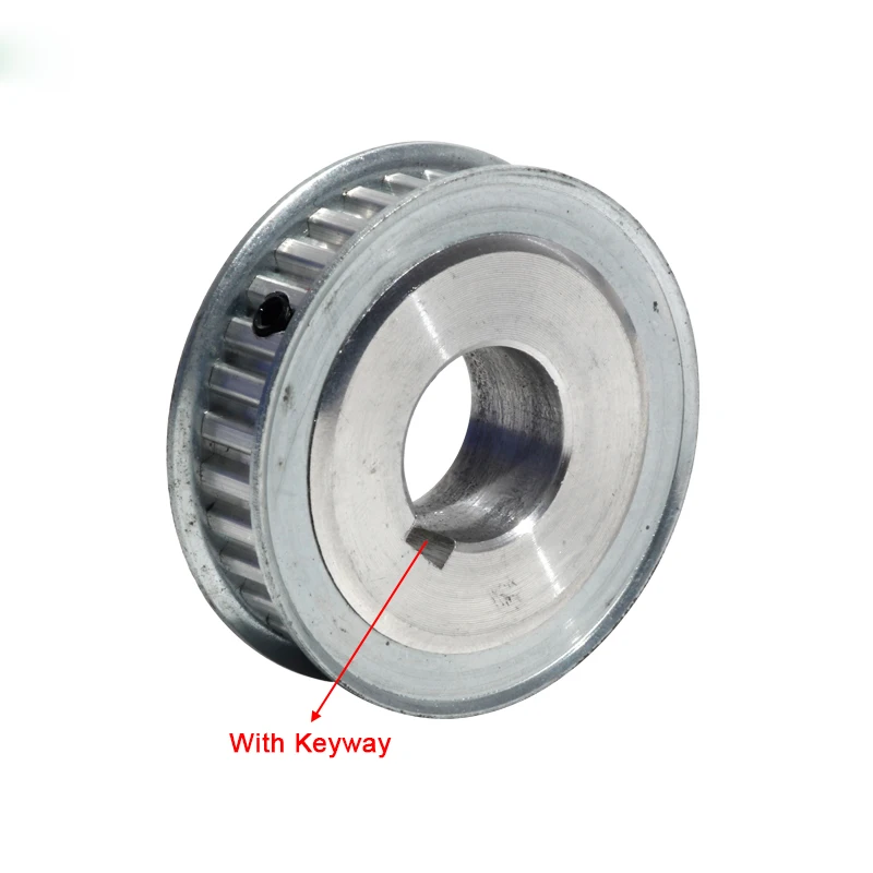 

XL 32T Timing Pulley Keyway Bore Gear 32Teeth s Fit Belt Width 11mm Synchronous Wheels For CNC 3D Printers