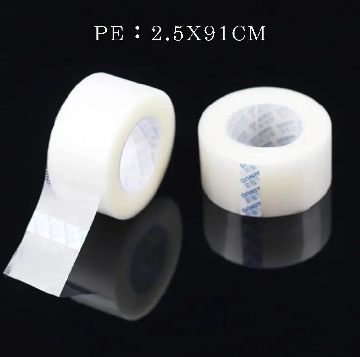 500pcs Eye Pads Medical PE Non-woven Tape Breathable False Eyelash Extensions Glue Under Patch Eye Lashes Makeup SN30