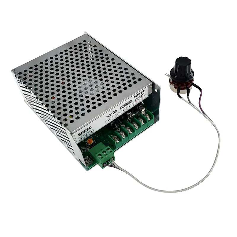 0-110VDC WK611 Regulator prędkości PWM do sterowania silnikiem DC Regulator prędkości zasilania nadaje się do wejścia silnika wrzeciona 110V-220VAC 6A