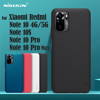 For Xiaomi Redmi Note 10 Pro Max Case Note 10S 10 4G 5G Cover Nillkin Frosted Shield Hard PC Back Cover For Redmi Note10 Pro