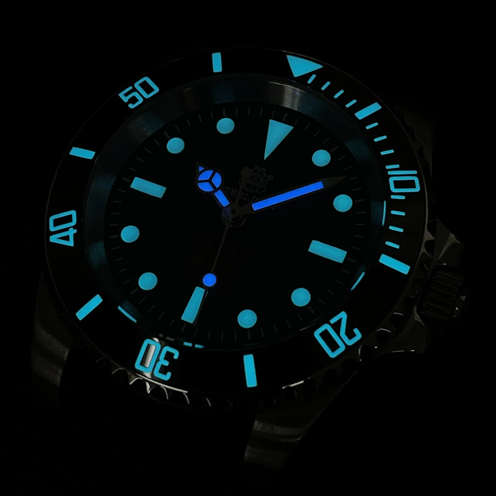 STEELDIVE-relojes de buceo SD1954 para hombre, reloj mecánico automático deportivo de marca, resistente al agua hasta 200m, NH35