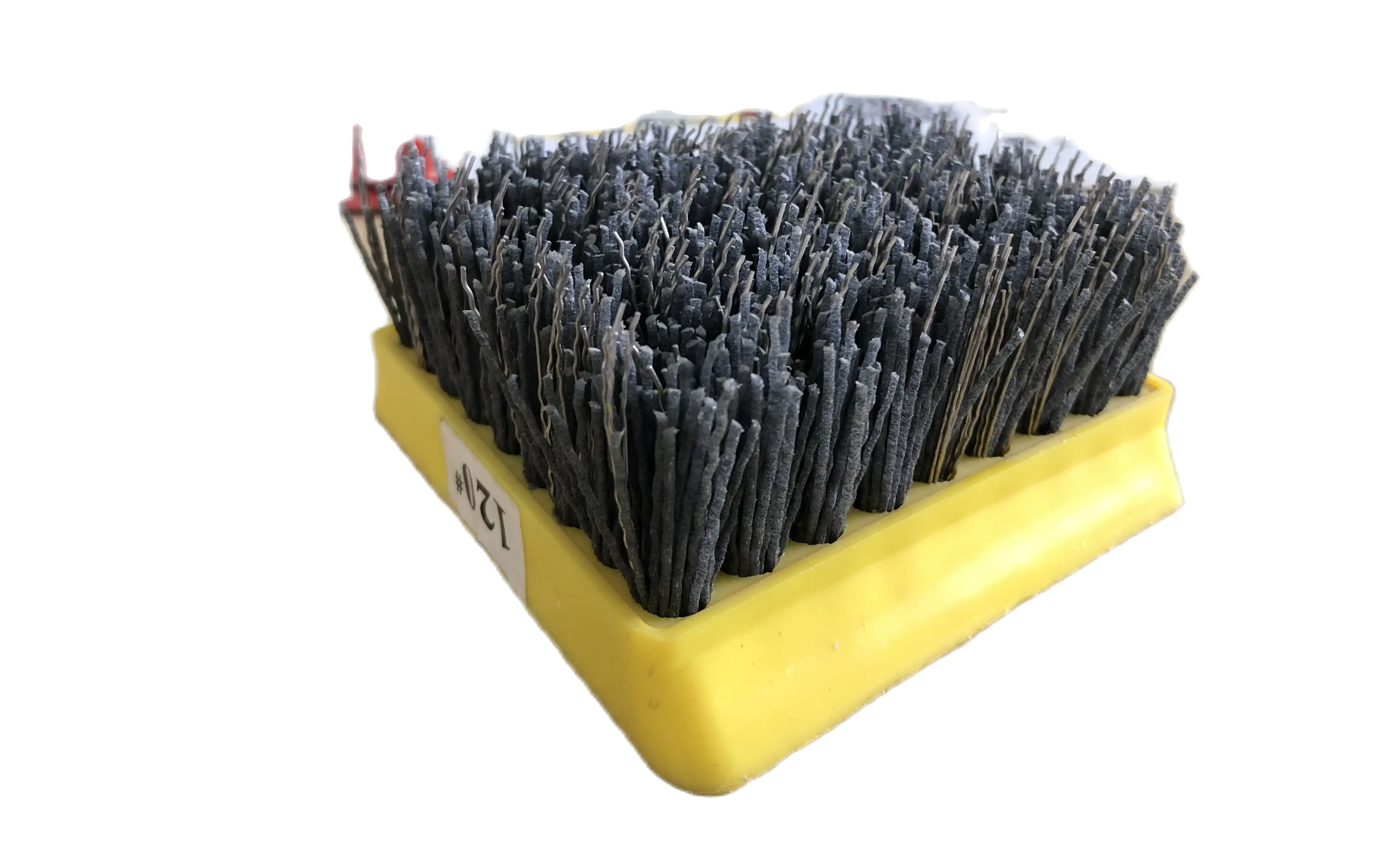 Brosse Abrasive Antique en diamant composé, avec fil d'acier, pour le polissage et le nettoyage de la pierre, du marbre et du granit