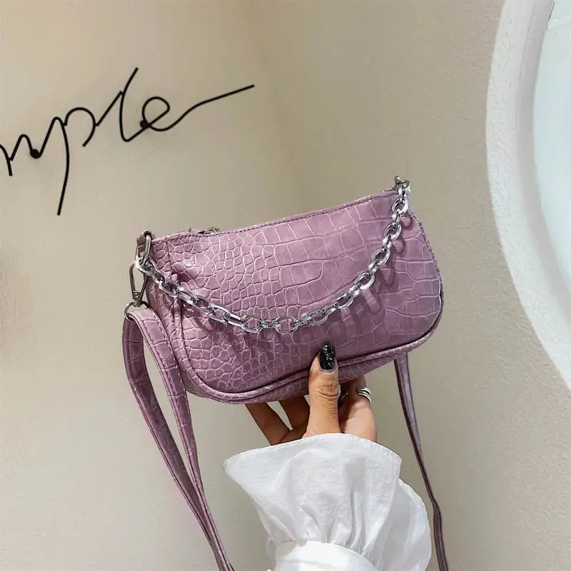 2021 Fashion Small Designer Crossbody Bag for Women Vintage Female Purses and Handbags PU Leather Shoulder Bags