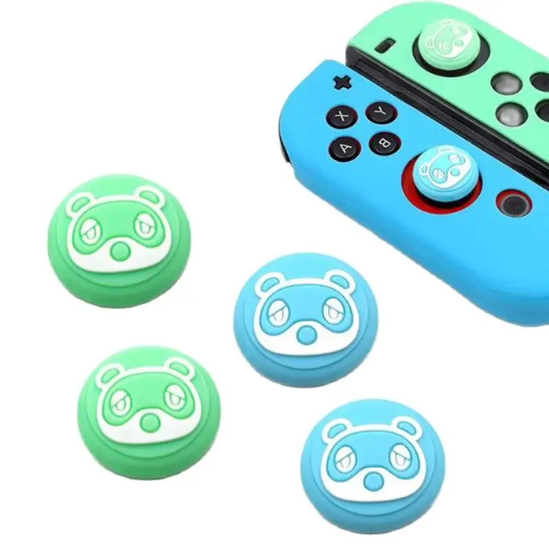 Animal Crossing de la pata de gato lindo de pulgar Stick agarre de Joystick para Nintend interruptor Lite, controlador de alegría-Con Thumbstick caso