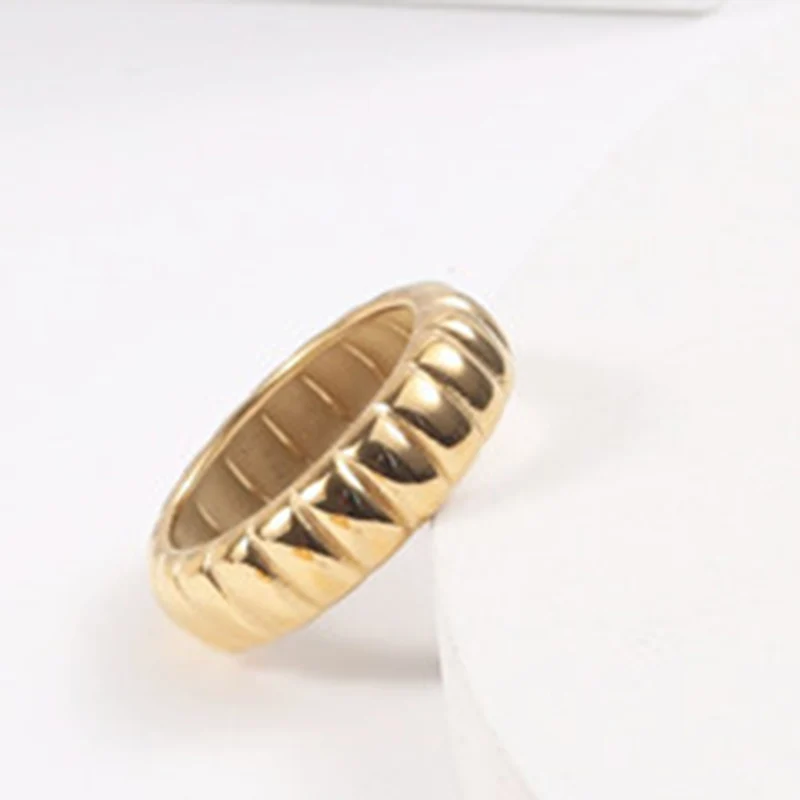 Charlotte band rings stainless steel rings for women simple minimalist jewelry handmade waterproof jewelry