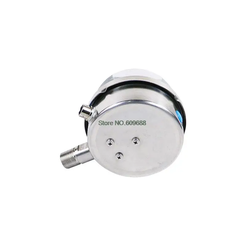 Medidor de presión de contacto eléctrico de acero inoxidable, medidor de vacío hidráulico de silicio asistido magnéticamente YNXC100BF